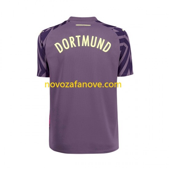 Nogometni Dres Borussia Dortmund Golmanski Muški Domaći 2023-2024 Kratkih Rukava