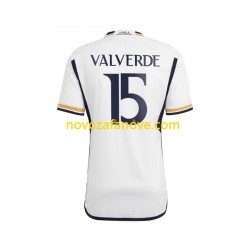 Nogometni Dres Real Madrid Federico Valverde 15 Muški Domaći 2023-2024 Kratkih Rukava