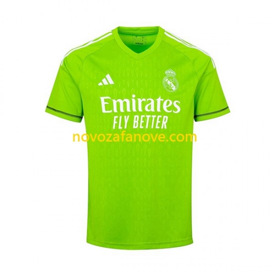Nogometni Dres Real Madrid Golmanski Muški Domaći 2023-2024 Kratkih Rukava