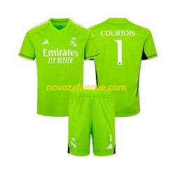 Nogometni Dres Real Madrid Thibaut Courtois 1 Golmanski Dječji Domaći 2023-2024 Kratkih Rukava
