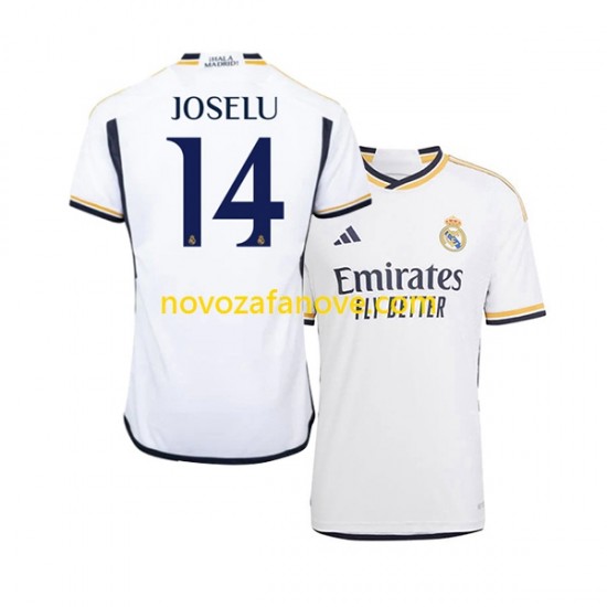 Nogometni Dres Real Madrid JOSELU 14 Muški Domaći 2023-2024 Kratkih Rukava