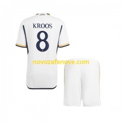 Nogometni Dres Real Madrid Kroos 8 Dječji Domaći 2023-2024 Kratkih Rukava