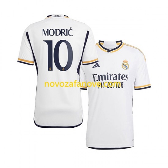 Nogometni Dres Real Madrid Modrić 10 Muški Domaći 2023-2024 Kratkih Rukava