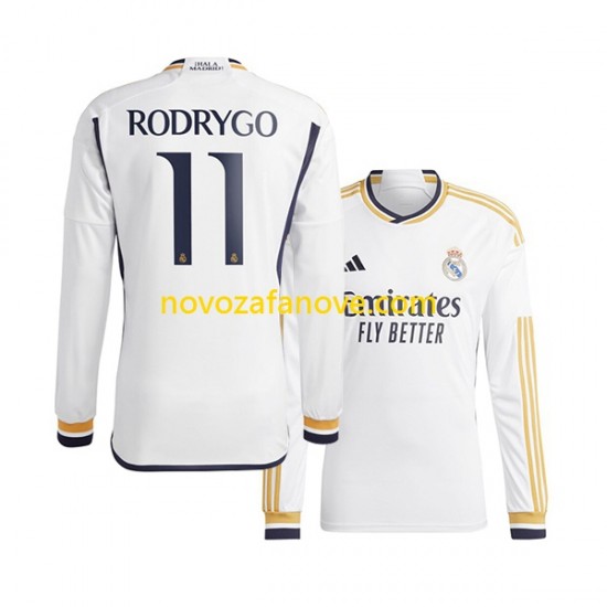 Nogometni Dres Real Madrid Rodrygo Goes 11 Muški Domaći 2023-2024 Dugim Rukavima