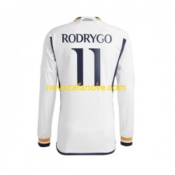 Nogometni Dres Real Madrid Rodrygo Goes 11 Muški Domaći 2023-2024 Dugim Rukavima