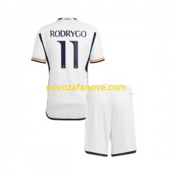 Nogometni Dres Real Madrid Rodrygo Goes 11 Dječji Domaći 2023-2024 Kratkih Rukava