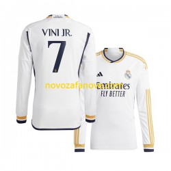 Nogometni Dres Real Madrid Vinicius Junior 7 Muški Domaći 2023-2024 Dugim Rukavima