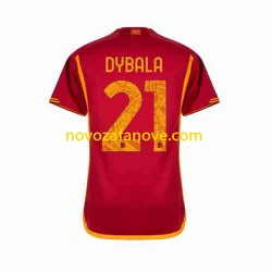 Nogometni Dres Roma Paulo Dybala 21 Muški Domaći 2023-2024 Kratkih Rukava