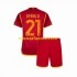 Nogometni Dres Roma Paulo Dybala 21 Dječji Domaći 2023-2024 Kratkih Rukava