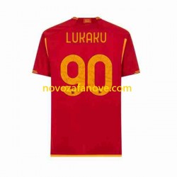 Nogometni Dres Roma Romelu Lukaku 90 Muški Domaći 2023-2024 Kratkih Rukava