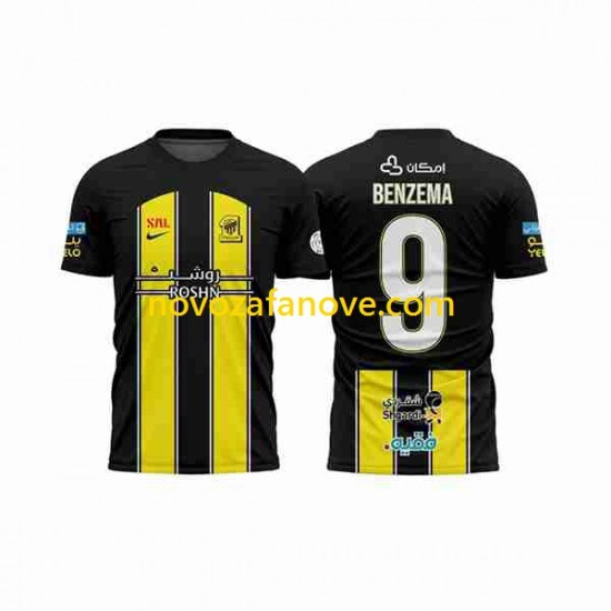 Nogometni Dres Al-Ittihad BENZEMA 9 Muški Domaći 2023-2024 Kratkih Rukava
