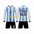 Nogometni Dres Argentina 3 Stars Paulo Dybala 21 Dječji Domaći Svjetsko prvenstvo 2022 Dugim Rukavima