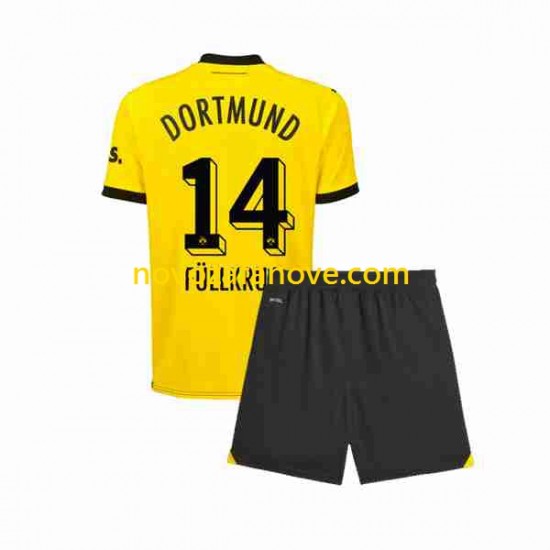Nogometni Dres Borussia Dortmund Niclas Fullkrug 14 Dječji Domaći 2023-2024 Kratkih Rukava