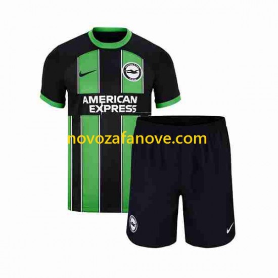 Nogometni Dres Brighton & Hove Albion Dječji Gostujući 2023-2024 Kratkih Rukava