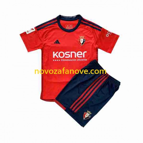 Nogometni Dres CA Osasuna Dječji Domaći 2023-2024 Kratkih Rukava