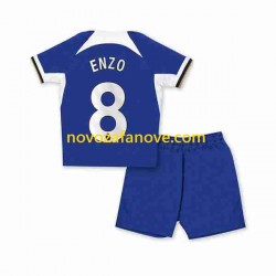 Nogometni Dres Chelsea Enzo Fernandez 8 Dječji Domaći 2023-2024 Kratkih Rukava