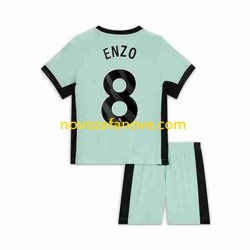 Nogometni Dres Chelsea Enzo Fernandez 8 Dječji Treći 2023-2024 Kratkih Rukava