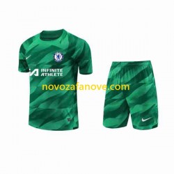 Nogometni Dres Chelsea Golmanski Dječji Treći 2023-2024 Kratkih Rukava