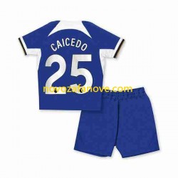 Nogometni Dres Chelsea Moises Caicedo 25 Dječji Domaći 2023-2024 Kratkih Rukava