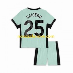 Nogometni Dres Chelsea Moises Caicedo 25 Dječji Treći 2023-2024 Kratkih Rukava