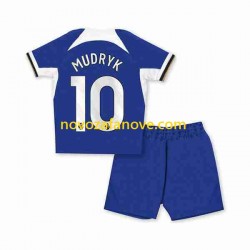 Nogometni Dres Chelsea Mykhaylo Mudryk 10 Dječji Domaći 2023-2024 Kratkih Rukava