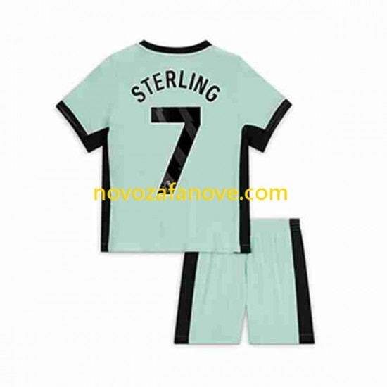 Nogometni Dres Chelsea Raheem Sterling 7 Dječji Treći 2023-2024 Kratkih Rukava