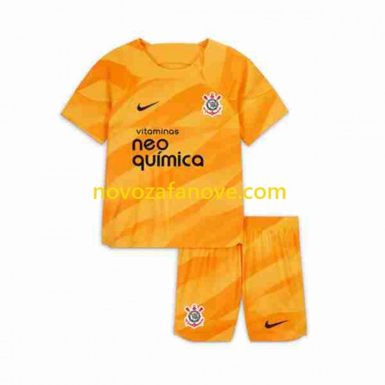 Nogometni Dres Corinthians Golmanski Dječji Treći 2023-2024 Kratkih Rukava