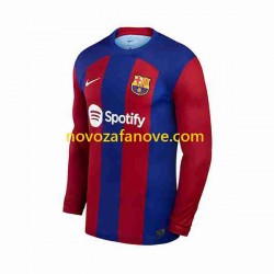 Nogometni Dres FC Barcelona Muški Domaći 2023-2024 Dugim Rukavima