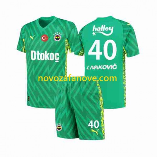 Fenerbahce Livakovic 40 Footbal Kit Golmanski Domaći 2023-2024 Kratkih Rukava