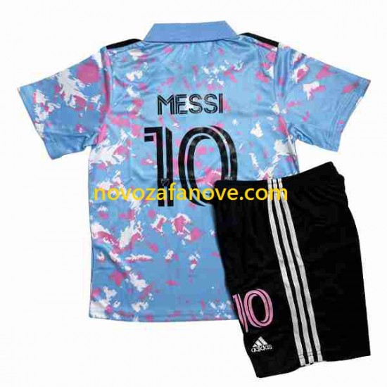 Nogometni Dres Inte Miami Lionel Messi 10 Dječji Treći 2023-2024 Kratkih Rukava