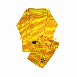 Nogometni Dres Inter Milan Golmanski Dječji Domaći 2023-2024 Dugim Rukavima