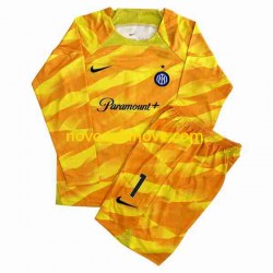 Nogometni Dres Inter Milan Sommer 1 Golmanski Dječji Domaći 2023-2024 Dugim Rukavima