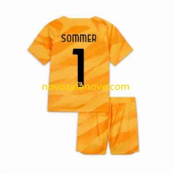 Nogometni Dres Inter Milan Sommer 1 Golmanski Dječji Domaći 2023-2024 Kratkih Rukava