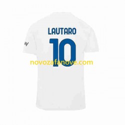 Nogometni Dres Inter Milan Lautaro Martinez 10 Muški Gostujući 2023-2024 Kratkih Rukava