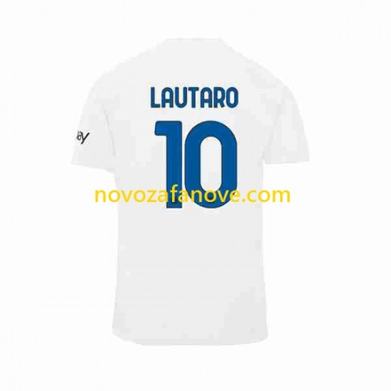 Nogometni Dres Inter Milan Lautaro Martinez 10 Muški Gostujući 2023-2024 Kratkih Rukava