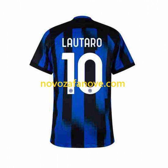 Nogometni Dres Inter Milan Lautaro Martinez 10 Muški Domaći 2023-2024 Kratkih Rukava