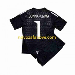 Nogometni Dres Italija Donnarumma 1 Golmanski Dječji Gostujući 2023 Kratkih Rukava