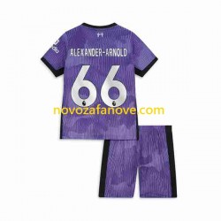 Nogometni Dres Liverpool Alexander-Arnold 66 Dječji Treći 2023-2024 Kratkih Rukava