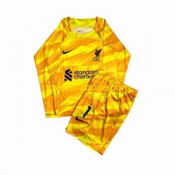 Nogometni Dres Liverpool A.Becker 1 Golmanski Dječji Treći 2023-2024 Dugim Rukavima