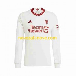Nogometni Dres Manchester United Muški Treći 2023-2024 Dugim Rukavima