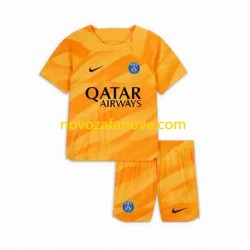 Nogometni Dres Paris Saint-Germain Golmanski Dječji Gostujući 2023-2024 Kratkih Rukava