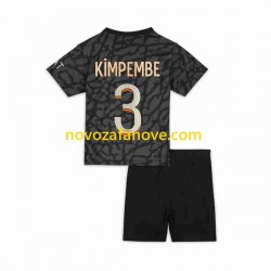 Nogometni Dres Paris Saint-Germain Kimpembe 3 Dječji Treći 2023-2024 Kratkih Rukava