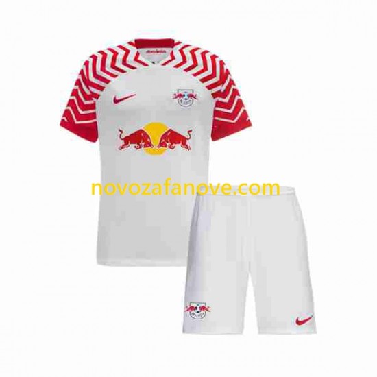 Nogometni Dres RB Leipzig Dječji Domaći 2023-2024 Kratkih Rukava