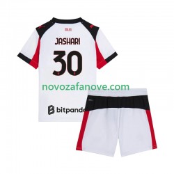Nogometni Dres AC Milan Ardon Jashari 30 Dječji Gostujući 2025-2026 Kratkih Rukava
