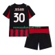Nogometni Dres AC Milan Ardon Jashari 30 Dječji Domaći 2025-2026 Kratkih Rukava