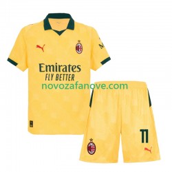 Nogometni Dres AC Milan Christian Pulisic 11 Dječji Treći 2025-2026 Kratkih Rukava