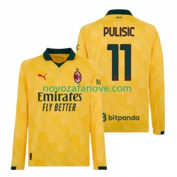 Nogometni Dres AC Milan Christian Pulisic 11 Muški Treći 2025-2026 Dugim Rukavima