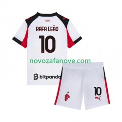 Nogometni Dres AC Milan Rafael Leao 10 Dječji Gostujući 2025-2026 Kratkih Rukava