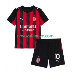Nogometni Dres AC Milan Rafael Leao 10 Dječji Domaći 2025-2026 Kratkih Rukava
