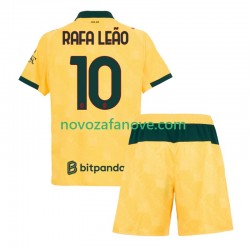 Nogometni Dres AC Milan Rafael Leao 10 Dječji Treći 2025-2026 Kratkih Rukava